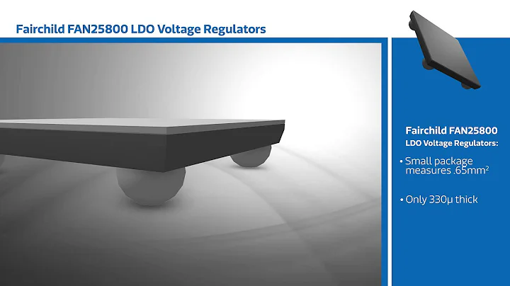 New This Week at Mouser Electronics – Fairchild LDO Voltage Regulators