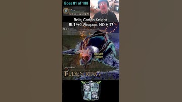 Bols Carian Knight: RL1/+0 Weapon. NO HIT! #eldenring #shadowoftheerdtree #darksouls #sekiro #shorts