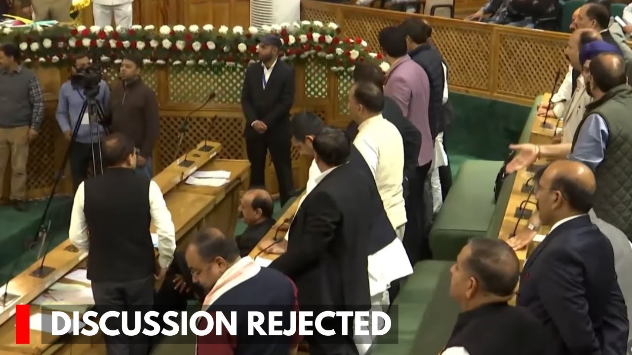 Speaker Rejects Discussion on Floods, Uproar In Assembly