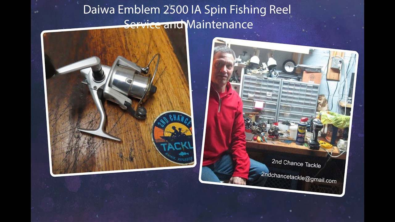 Daiwa Emblem 2500 IA Spin Fishing Reel How to Service and Maintain