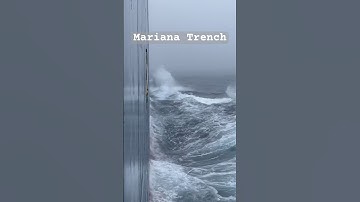 Ship crossing Mariana Trench 😳😳 Challenger Deep