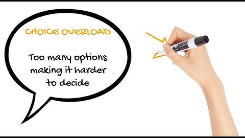 Why too many choices make us miserable