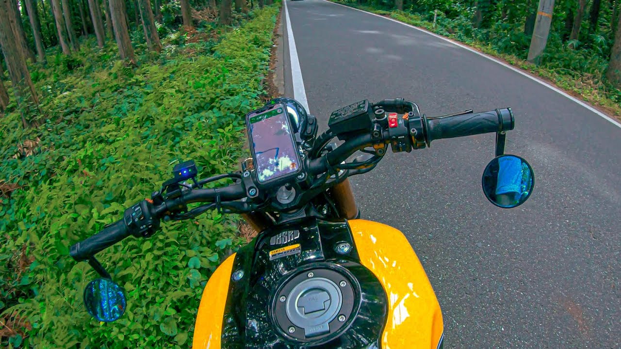 [XSR900] バイクで山登り / {アクラポビッチマフラー,  ASMR, 3気筒}