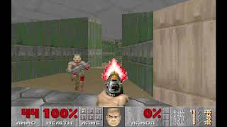 DOOM 1993: e1m1 (Hangar) Speedrun - 25 seconds