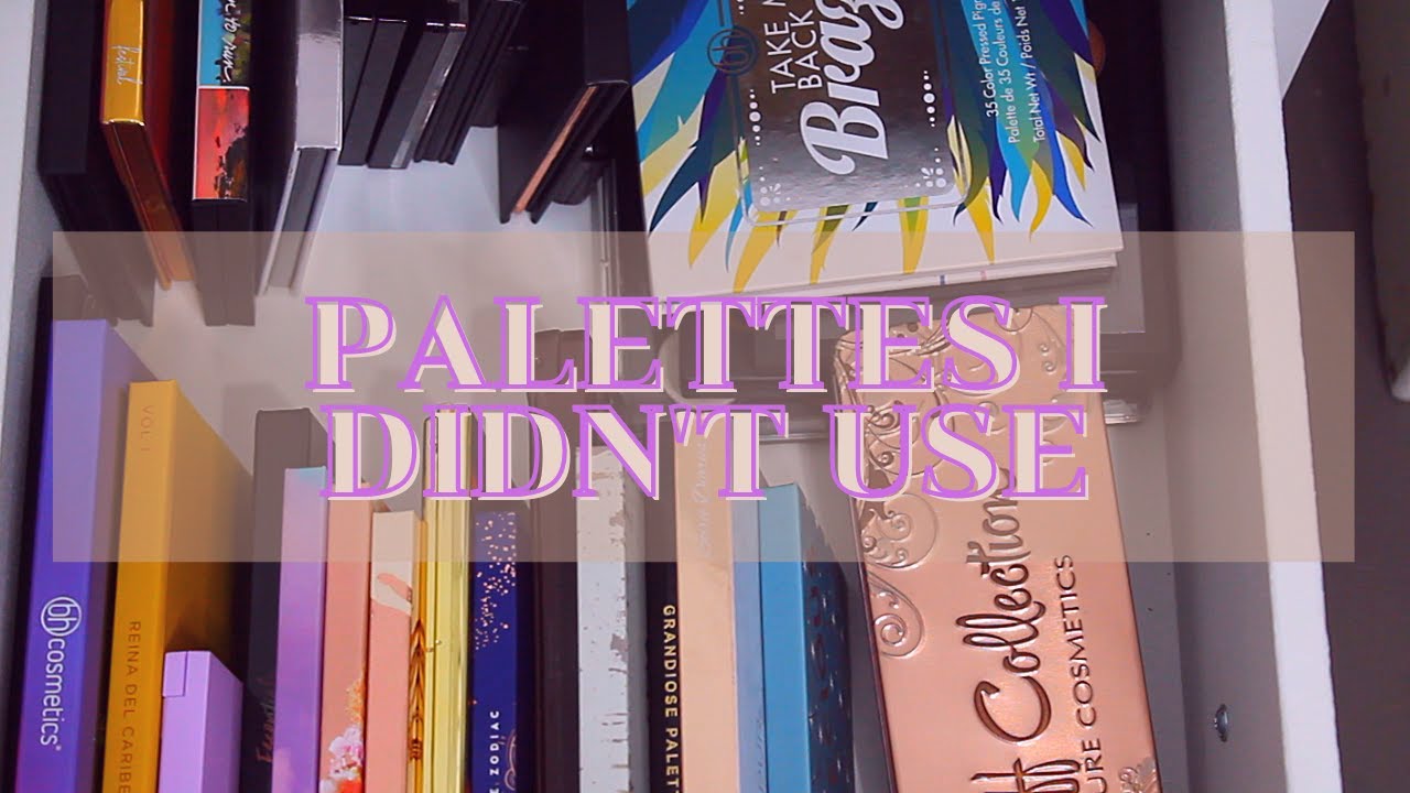 20 Palettes I Didn't Use In 2020