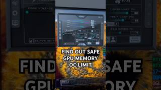 Overclock GPU Memory Without FPS Loss #shorts #pcsettings #pc #graphicscard #oc #overclocking #gpu Content