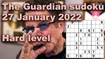 Sudoku solution – The Guardian sudoku 27 January 2022 Hard level