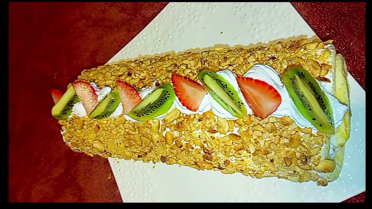 كيك#رولي ناجه من أول مره كيجي خفيف ورطب 