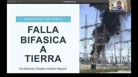Falla bifásica a tierra - Universidad del norte