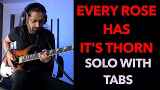 Every Rose has its thorn - Poison - Solo with TABS - Chandresh Kudwa