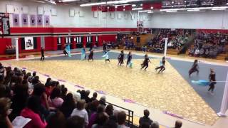 MacArthur HS Varsity Winterguard 03092013