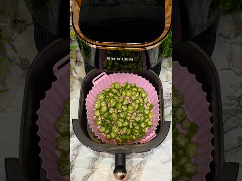 Our Food Labのレシピ: エアフライヤーでカリカリオクラ | 簡単で早い野菜スナック