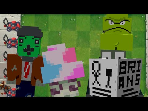 РАСТЕНИЕ ПРОТИВ ЗОМБИ В МАЙНКРАФТ ► Обзор мода HungTeen's Plants vs Zombies Mod #16