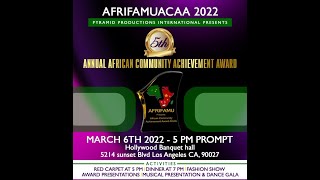 5TH ANNUAL AFRICAN COMMUNITY ACHIEVEMENT AWARD 2022