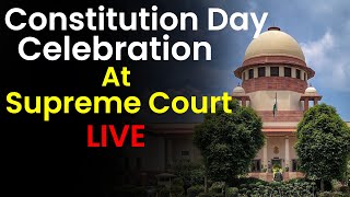 Constitution Day Celebrations At Supreme Court -LIVE-CJI DY Chandrachud,Law Minister Kiren Rijiju