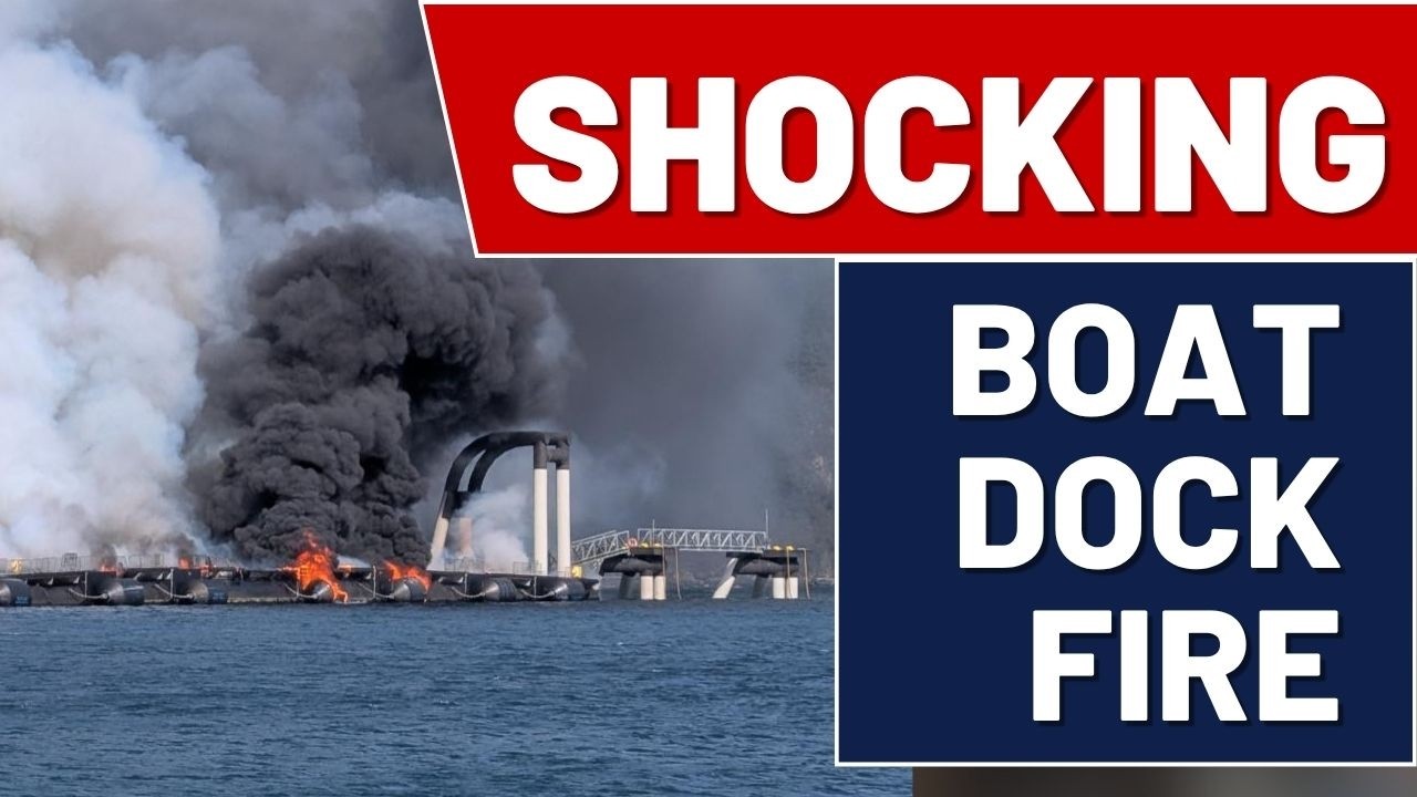 Fire engulfs Whittier cruise ship dock