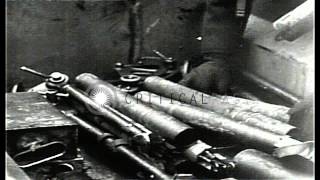 2nd battalion, 175th Infantry Regiment troops load ammunition, supply on jeep as ...HD Stock Footage