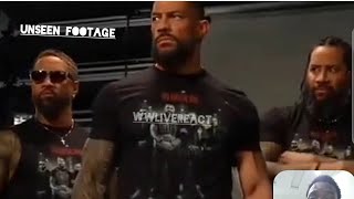 Unseen footage of Roman Reigns & The Usos starting war against 946 backstage off air on WWE RAW
