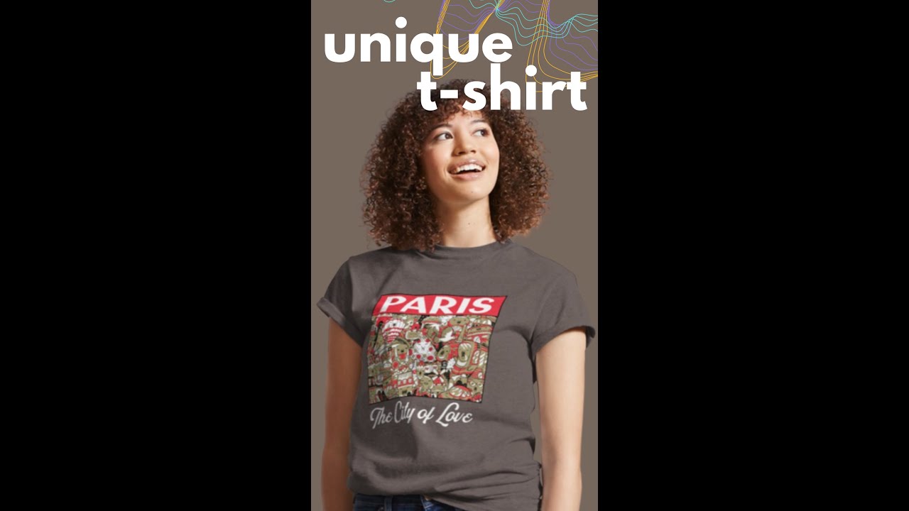 Paris, The City Of Love | Redbubble T Shirt & Merchandise 