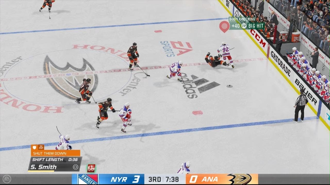A Hit That Lays Him Out | NHL 21