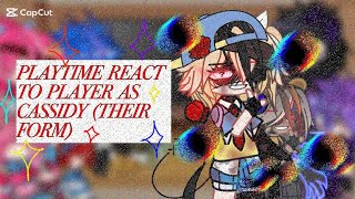 Poppy Playtime react to Player as Cassidy ɠσʅԃҽɳ ϝɾҽԃԃყ αɳԃ ƈαʂʂιԃყ (ρʅαყҽɾ) GC