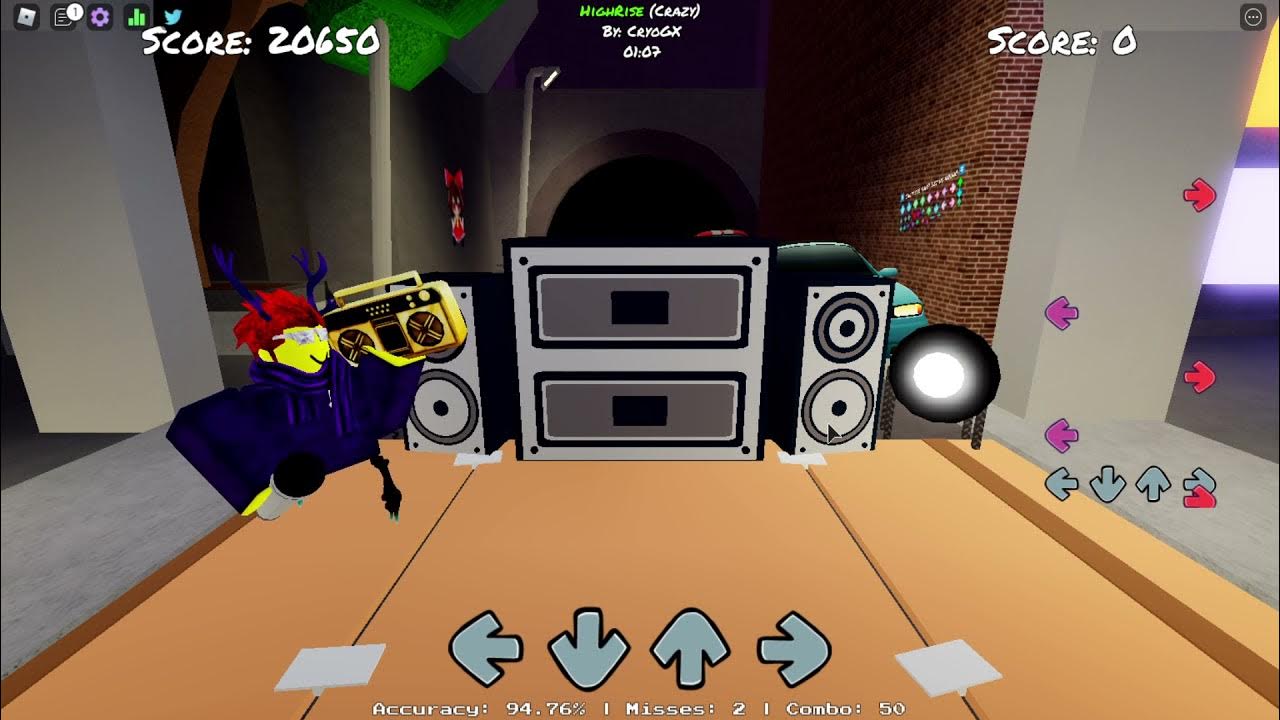 HighRise Roblox Friday Night Funkin (Neon Mod) and new boombox animation pack YouTube