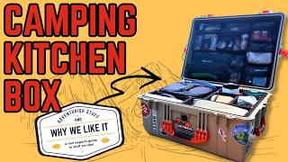 Camp Kitchen Box - What to carry for CAMPING and OVERLANDING! YES CHEF! DIY CHUCK BOX! Pelican Case!