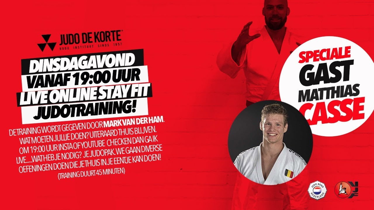 Stay Fit Judo Training With Special Guest Matthias Casse Youtube