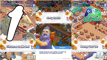 Idle Inn Empire Tycoon - Game Manager Simulator Gameplay Walkthrough #1 (Android, IOS)