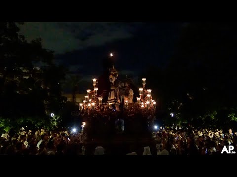 Hermandad Sacramental de Nuestra Señora de la Medalla Milagrosa y Cofradía de Nazarenos de Nuestro Padre Jesús de la Esperanza en el Puente del Cedrón, María Santísima del Rosario y San Juan Evangelista