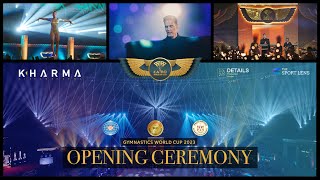 Hisham Kharma at the Gymnastics World Cup 2023 Opening Ceremony - Full Performance 🎶