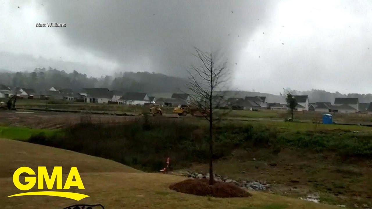 At least 5 killed in tornado outbreaks in South l GMA - YouTube
