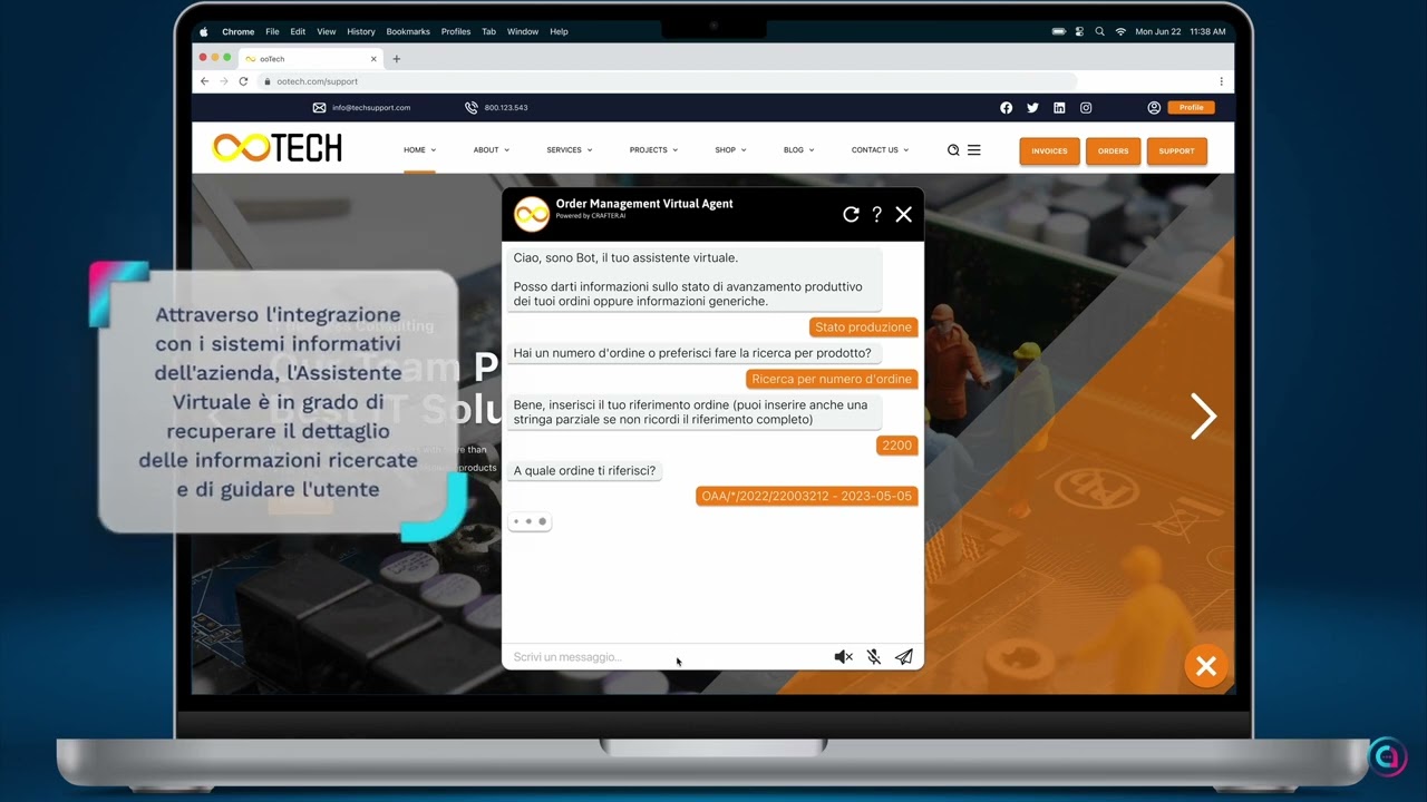 CRAFTER.AI - Order Management Chatbot Use Case