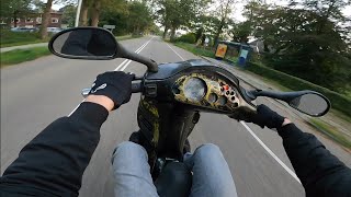 Rondje rijden op Gilera Runner 180cc