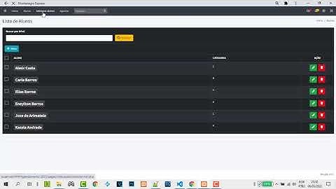AGENDAMENTO DE ALUNOS (PHP/ MYSQL) 2022