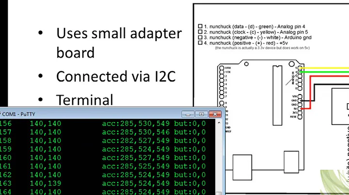 Great Cow Basic. An example of the connecting and using a Will NunChuck