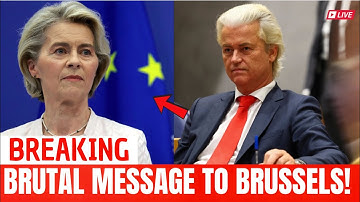 🚨SHOCKING🚨 This Is War: Geert Wilders Sends a Brutal Message to Brussels! 🤯