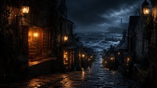"The Harbor Village in the Rain" — Rainy Dark Academia Piano for Reading, Writing & Deep Focus screenshot 4