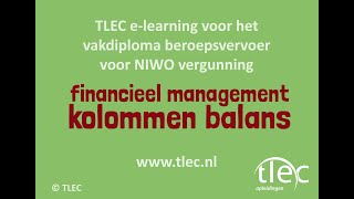 KOLOMMENBALANS FINANCIEEL MANAGEMENT CBR EXAMEN