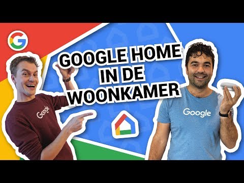 Google Home in de woonkamer - Vraag het Google