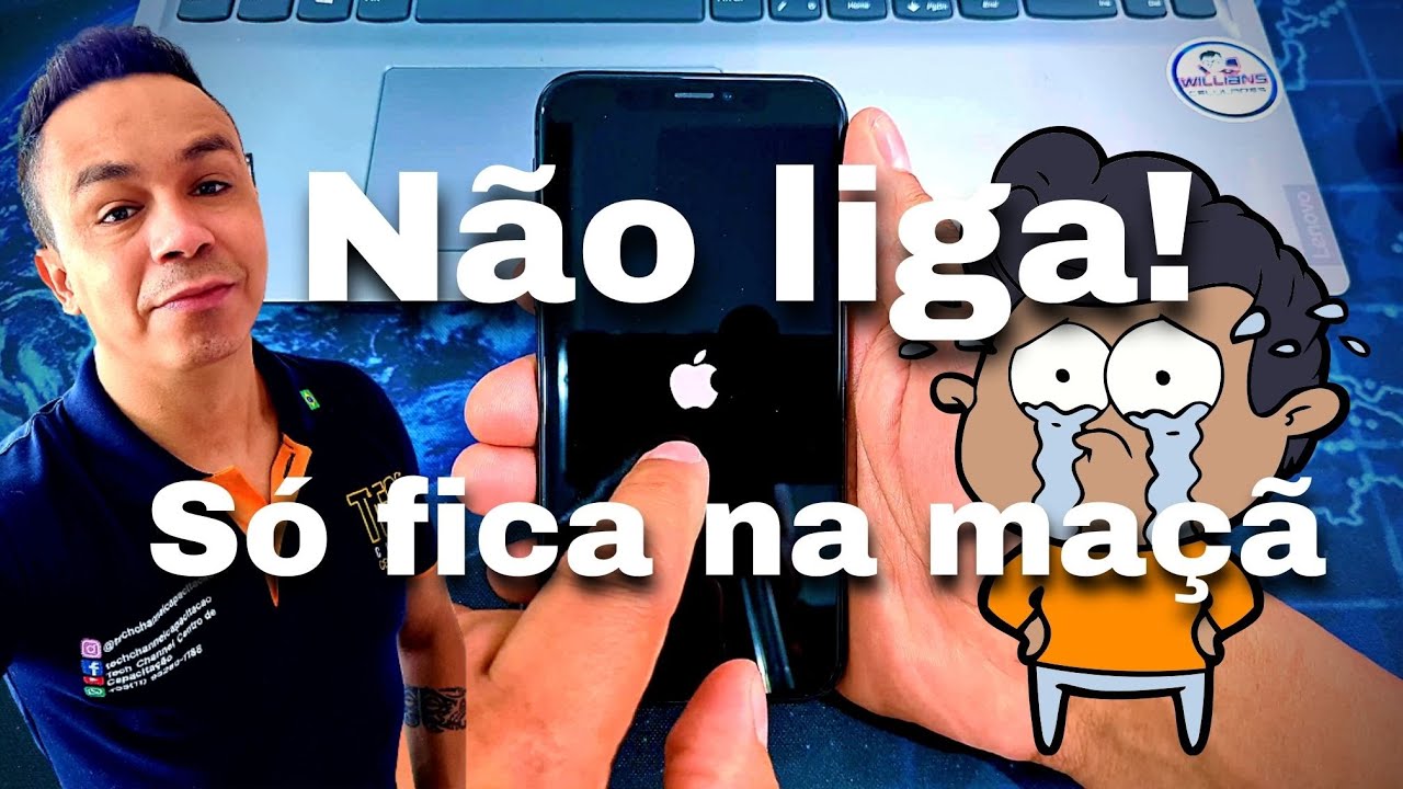 Como Recuperar iPhone NÃO LIGA, SÓ NA LOGO, BRICKADO! 8, X, 11, 12