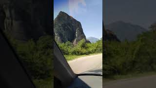 Driving through the villages of Meteora - Μετέωρα - Greece