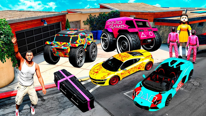 I stole the SECRET CARS from THE SQUID GAME in GTA 5