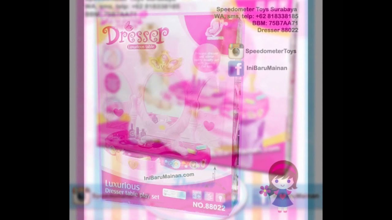 Jual Mainan  Anak  Perempuan Meja  Rias  Dresser YouTube