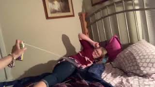 Silly String Prank On My Cousin (MUST WATCH)