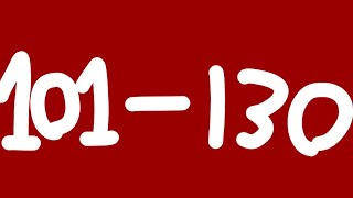Number Lore Numbers 101-130