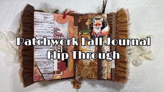 🧡🍂 Patchwork Fall Journal 🍂🧡 - Final Flip Through