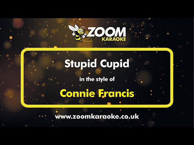 Connie Francis - Stupid Cupid - Karaoke Version from Zoom Karaoke