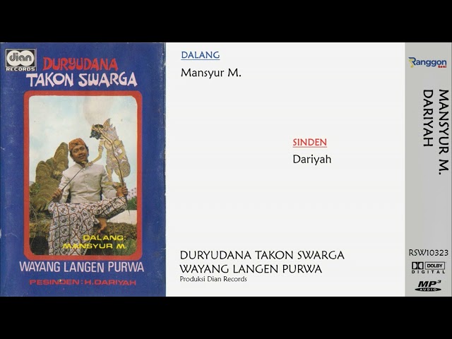 [Full] Wayang Purwa - Duryudana Takon Swarga | Mansyur M - Dariyah | Langen Purwa class=