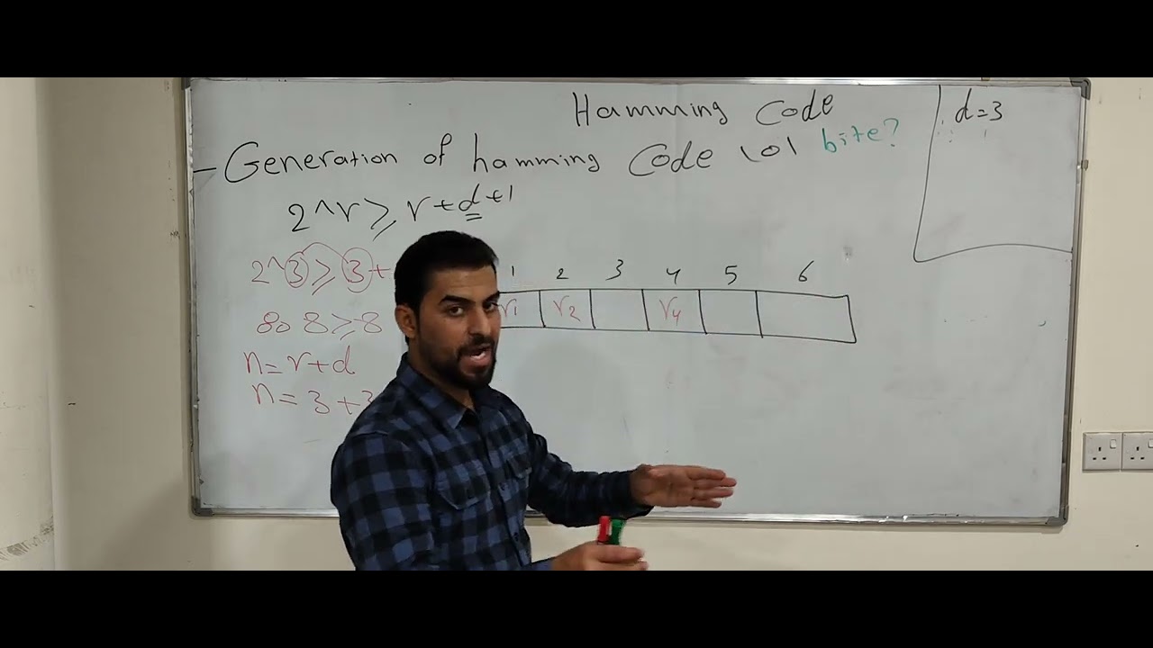 Hamming code المحاضرة الثانيه - YouTube